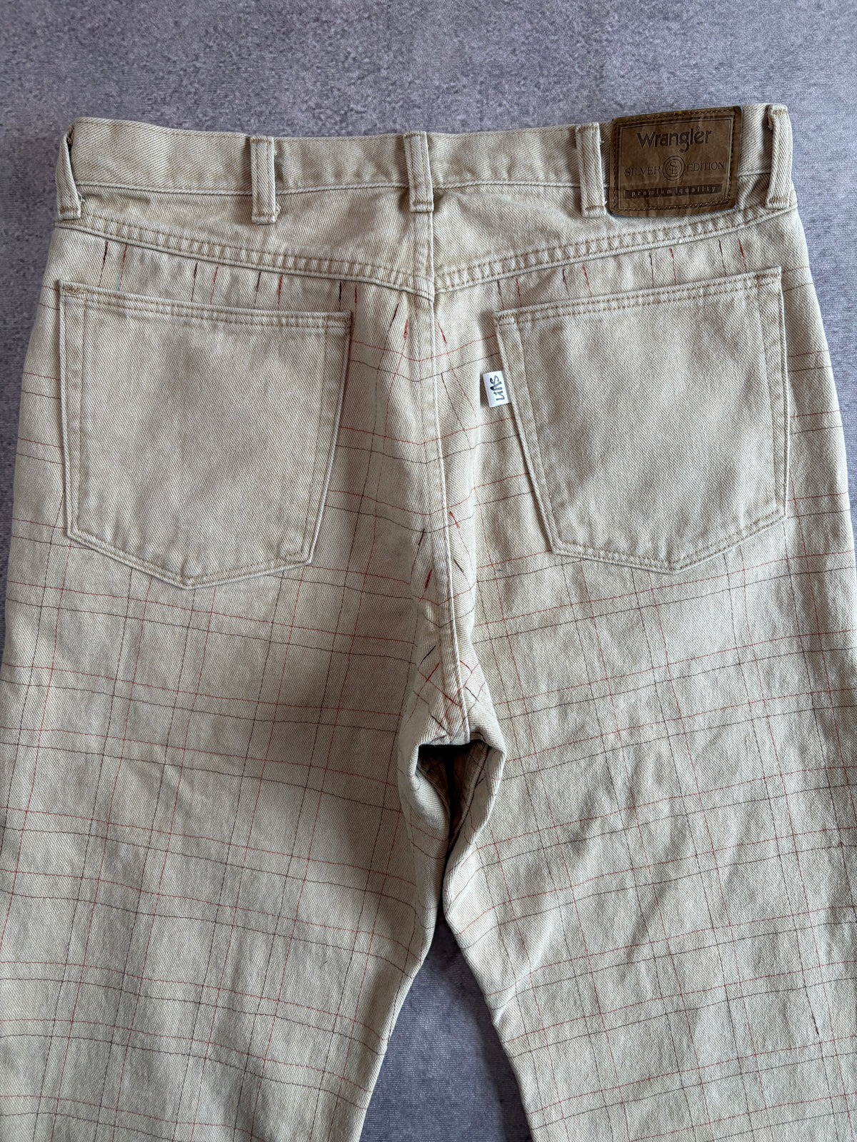 Stitchy Plaid Pants