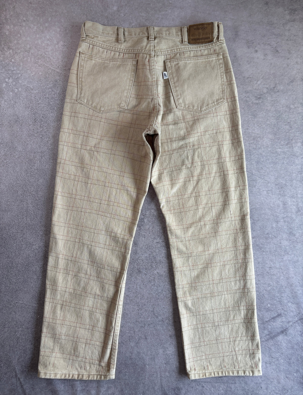 Stitchy Plaid Pants